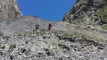 En descendant du Col de la Muzelle (2613 m)